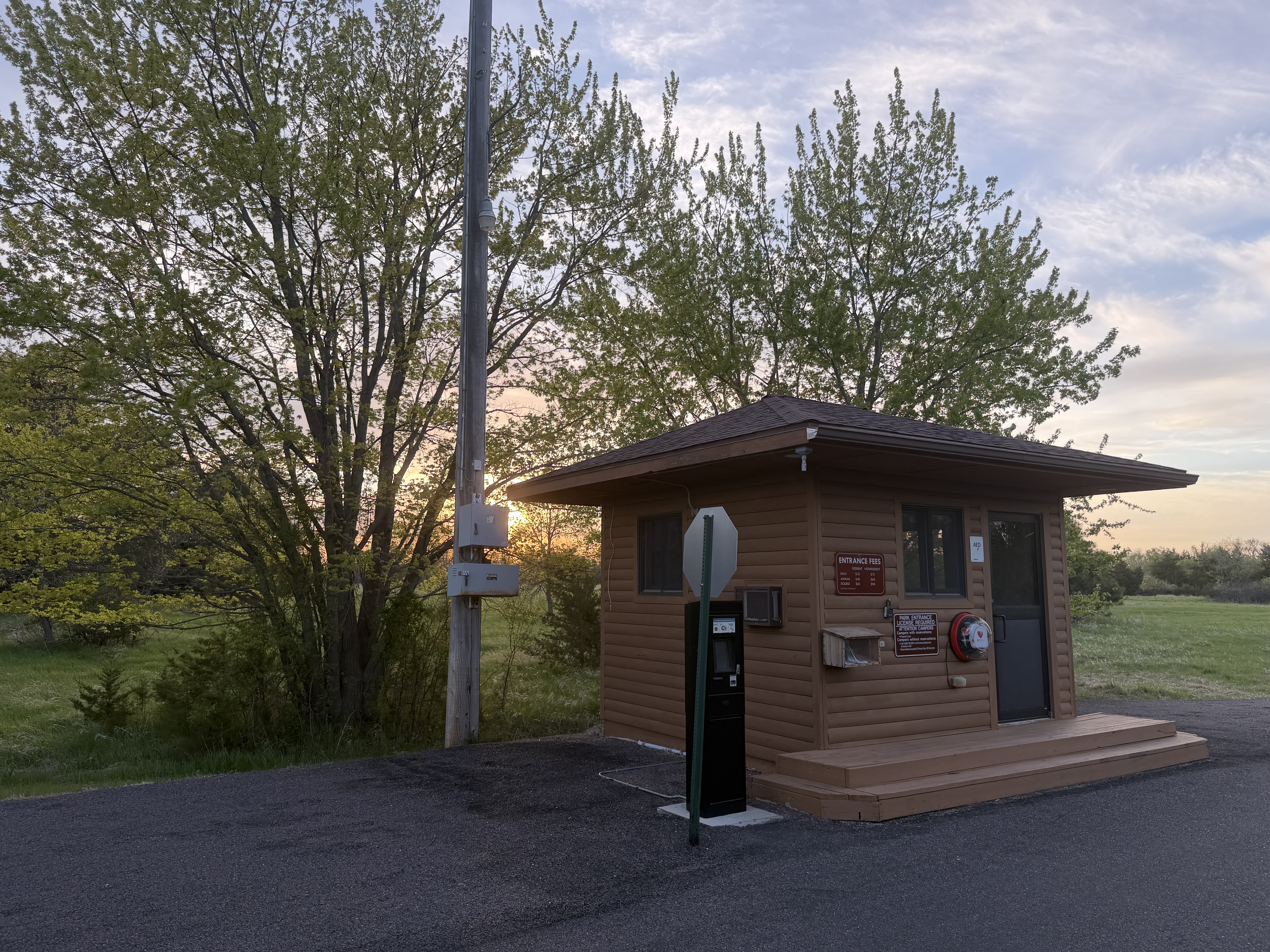 Campsite info page